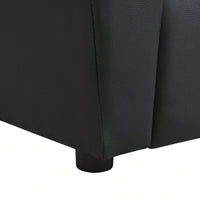 Kids Recliner Chair, Black PVC, Suitable For Any Scene, Sturdy, DURABLE CONSTRUCTION, Easy Assembly, ERGONOMIC DESIGN