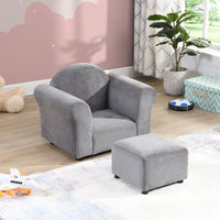 Premium Quality Kids Upholstered Chair With Ottoman Durable, Ergonomic, And Stylish