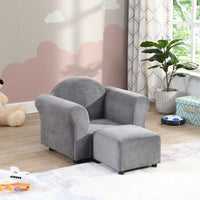 Premium Quality Kids Upholstered Chair With Ottoman Durable, Ergonomic, And Stylish