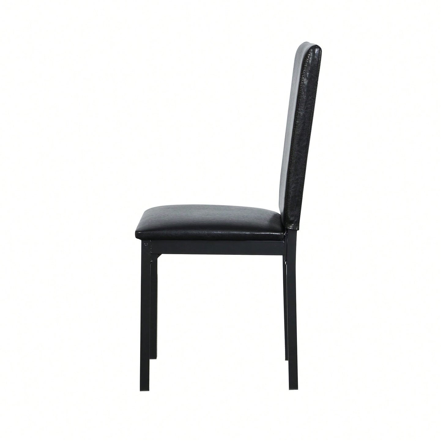 Set Of 4, Modern And Sturdy Metal Frame Dining Seat Set Durable, Stylish, And Perfect For Decoration