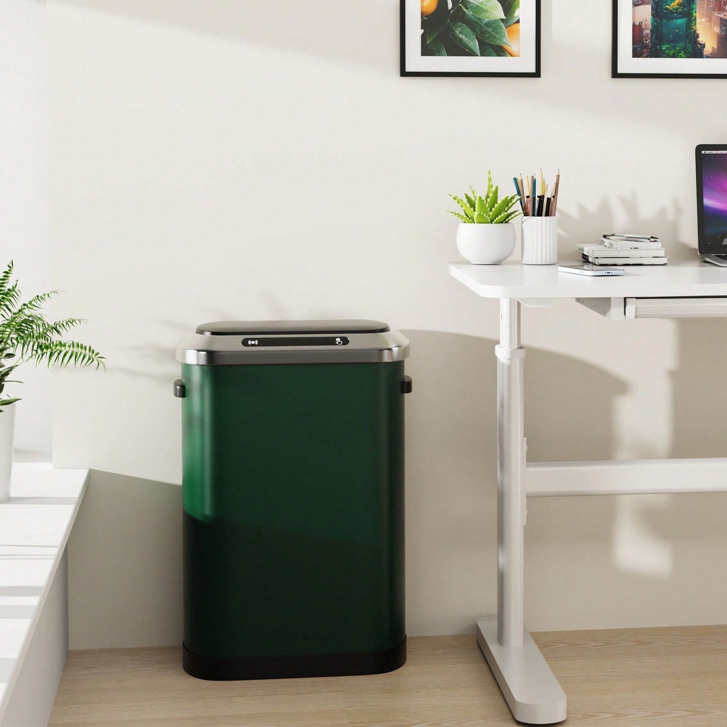 Introducing The 50L Smart Automatic Trash Can Hands-Free Operation, Silent Lid Closure, And Large Capacity