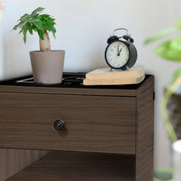 Nightstand With Wireless Charging Station