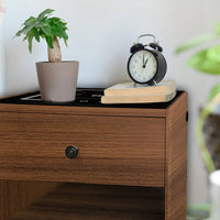 Nightstand With Wireless Charging Station