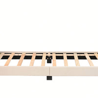 Twin Size Platform Bed For Kids, With Slatted Bed Base, No Box Spring Needed, Shell Design