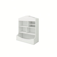 7 Shelf Bookcase, Storage Display, Rack, Organizer, White