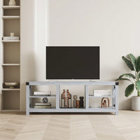 Sleek 61" Media Console With Ample Storage And Built-In DVD/CD Players