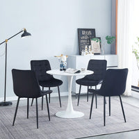 Set of 2 Modern Dining Chairs for Restaurants Cafes Offices Living Rooms Easy to Assemble