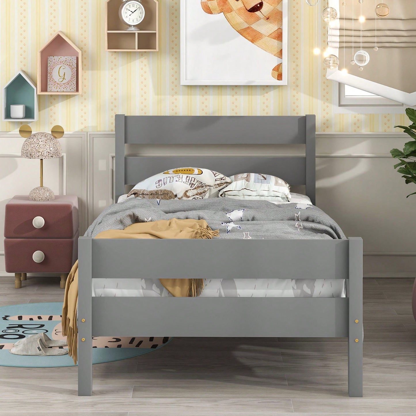 Twin Bed With Headboard And Footboard