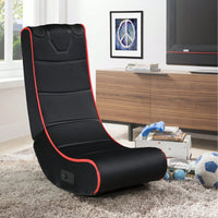 Foldable Gaming Chair with Bluetooth Speakers Foam Padding Compatible with Consoles iPad iPhone PC