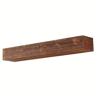 72" Rustic Wood Fireplace Mantel, Wall-Mounted & Floating Shelf For Home Decor