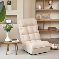 Adjustable Reclining Chair - Japanese Lazy Sofa for Tatami & Balcony - Comfortable Leisure Sofa