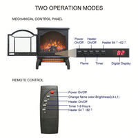 18" 3D Infrared Electric Stove With Remote Control