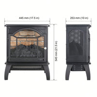 18" 3D Infrared Electric Stove With Remote Control