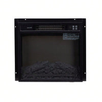 Electric Fireplace Insert 18" 1400W 120V, Realistic Flame Effects, Remote Control, Not Intended For Stand Alone Use