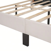 Upholstered Platform Bed, Queen Size