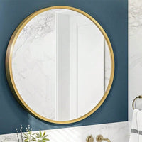 32" Wall Circle Mirror For Bathroom, Round Mirror For Wall, 20 Inch Hanging Round Mirror For Living Room, Vanity, Bedroom