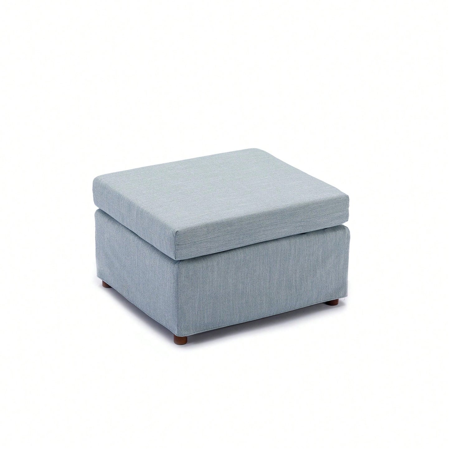 Single Movable Ottoman For Modular Sectional Sofa Couch,Cushion Covers Removable And Washable