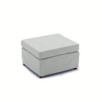 Single Movable Ottoman For Modular Sectional Sofa Couch,Cushion Covers Removable And Washable