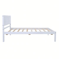 Twin Size Platform Bed With Headboard