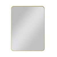 24x36 Inch Wall Mounted Rectangular Mirror Metal Framed Mirror, For Bathroom, Living Room, Bedroom Wall Decor