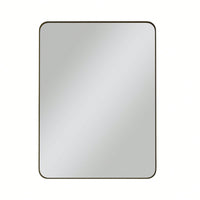 24x36 Inch Wall Mounted Rectangular Mirror Metal Framed Mirror, For Bathroom, Living Room, Bedroom Wall Decor