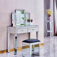 Mountain Shaped Folding Vanity Mirror Widely Used In Homes And Offices