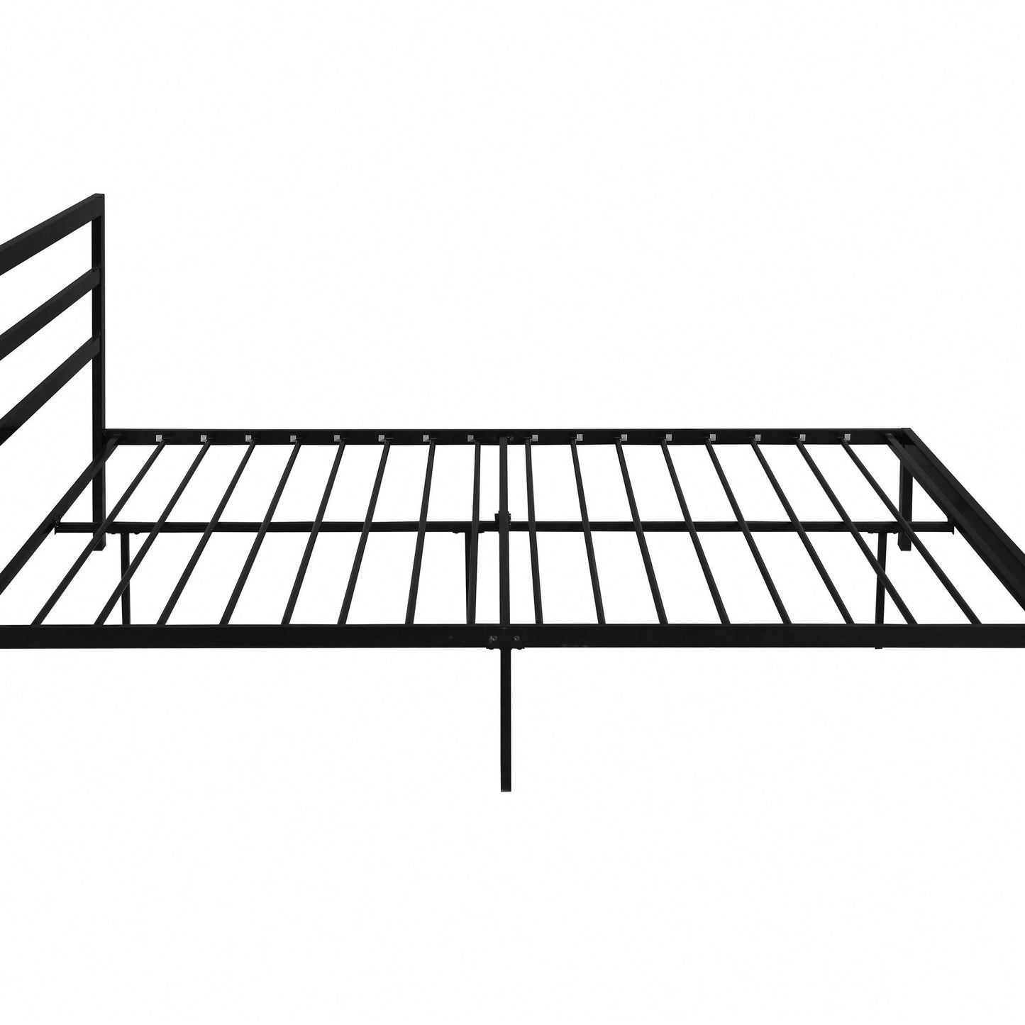 Queen Size Metal Bed Frame With Headboard, Modern Style And Comfort To Any Bedroom, Sturdy System, Easy Assembly, Under Bed Storage