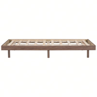 Modern Twin Floating Platform Bed Frame Easy Assembly No Box Spring Needed 77.6L x 40.9W x 10.4H Mattress Not Included