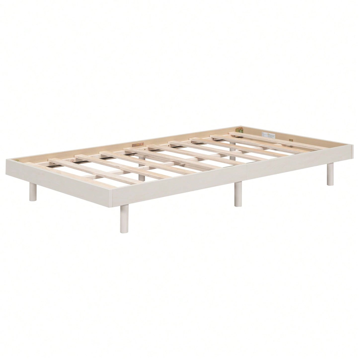 Modern Twin Floating Platform Bed Frame Easy Assembly No Box Spring Needed 77.6L x 40.9W x 10.4H Mattress Not Included