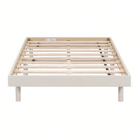 Modern Twin Floating Platform Bed Frame Easy Assembly No Box Spring Needed 77.6L x 40.9W x 10.4H Mattress Not Included