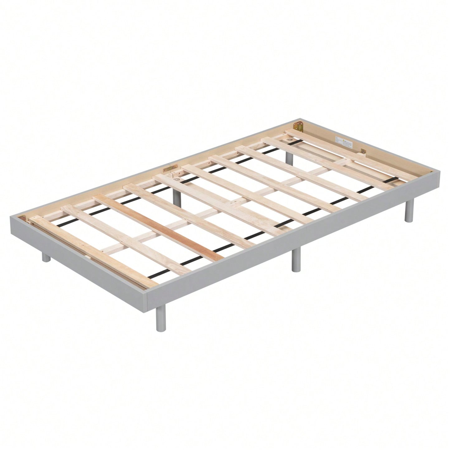 Modern Twin Floating Platform Bed Frame Easy Assembly No Box Spring Needed 77.6L x 40.9W x 10.4H Mattress Not Included