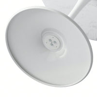 Modern Round White Marble Dining Table with Metal Base for Small Spaces 31.5 Inch Easy to Assemble