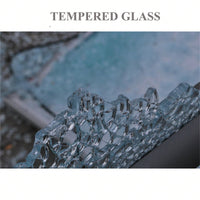 Glass Display Cabinet With 3 Shelves, Black, One Door Glass Cabinet