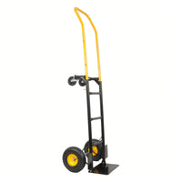 Versatile 2-In-1 Hand Truck With Convertible Design And Heavy-Duty Construction For Indoor And Outdoor Transport, 330 Lbs Capacity