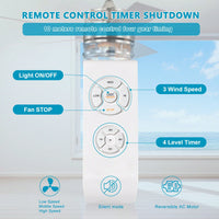 Matte Black 52-Inch Ceiling Fan with 5 Blades and Crystal Shade Remote Optional Quiet Motor Dual Color Reversible Blades