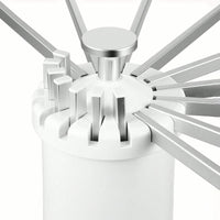 Aluminum Space-Saving Clothes Drying Rack with Rustproof Design and Convenient Handle