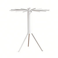 Aluminum Space-Saving Clothes Drying Rack with Rustproof Design and Convenient Handle