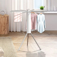 Aluminum Space-Saving Clothes Drying Rack with Rustproof Design and Convenient Handle