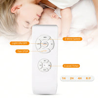 Bladeless Industrial Ceiling Fan Light Kit with Remote Control Reversible Motor for Low Profile Ceilings All Seasons Use