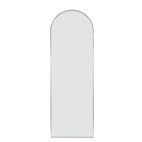 63x20 Inch Metal Arch Mirror - Full Length Shatterproof Glass with Anti-Rust Aluminum Frame - Easy Install Modern Design