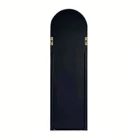 63x20 Inch Metal Arch Mirror - Full Length Shatterproof Glass with Anti-Rust Aluminum Frame - Easy Install Modern Design