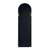 63x20 Inch Metal Arch Mirror - Full Length Shatterproof Glass with Anti-Rust Aluminum Frame - Easy Install Modern Design