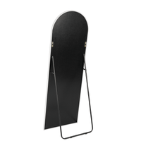 63x20 Inch Metal Arch Mirror - Full Length Shatterproof Glass with Anti-Rust Aluminum Frame - Easy Install Modern Design