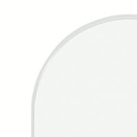 63x20 Inch Metal Arch Mirror - Full Length Shatterproof Glass with Anti-Rust Aluminum Frame - Easy Install Modern Design