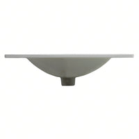 Elegant Modern Ceramic Vessel Sink Easy to Clean 4.72 Inch Depth for Stylish Bathrooms