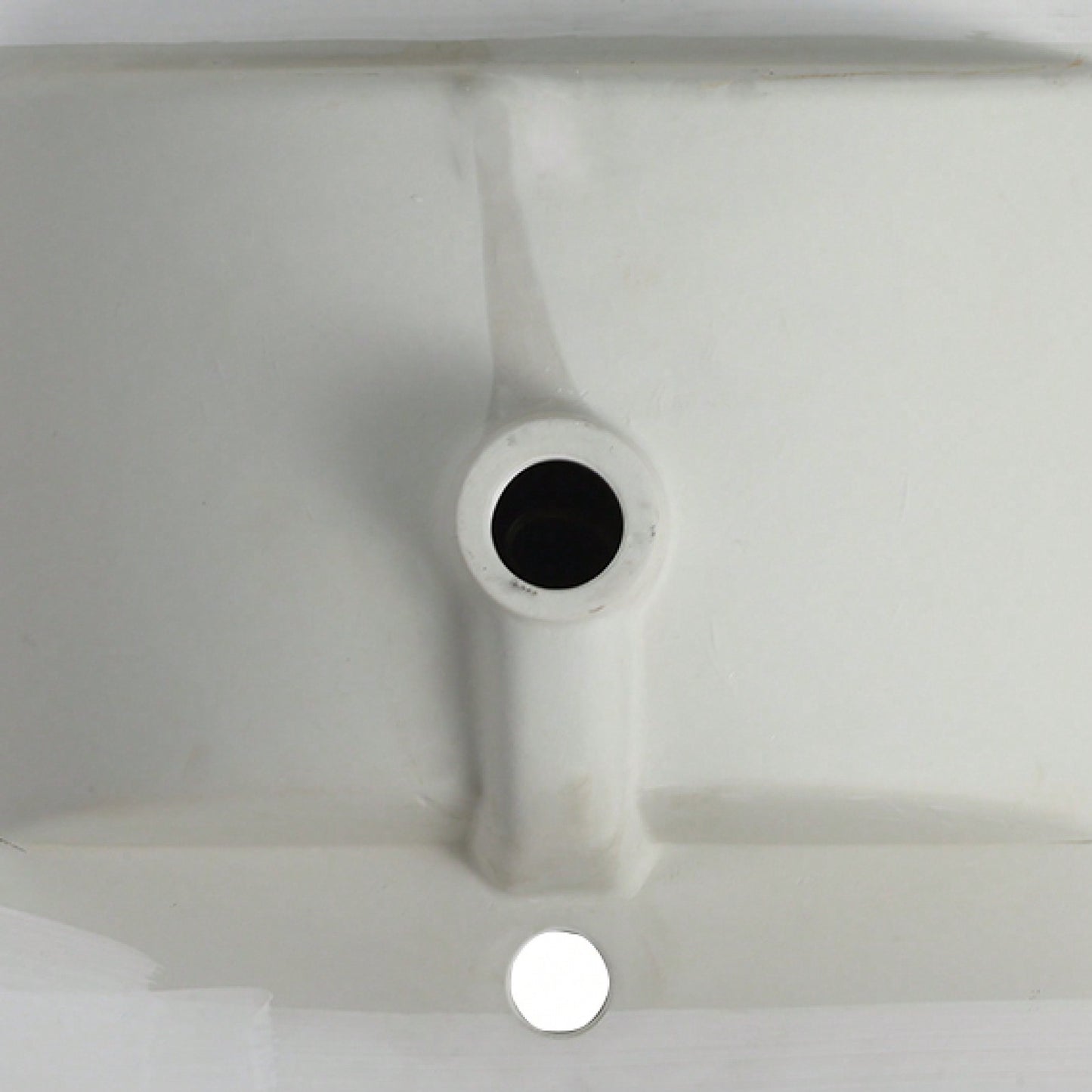 Elegant Modern Ceramic Vessel Sink Easy to Clean 4.72 Inch Depth for Stylish Bathrooms