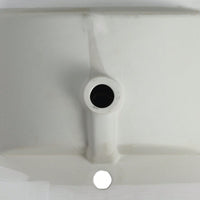 Elegant Modern Ceramic Vessel Sink Easy to Clean 4.72 Inch Depth for Stylish Bathrooms