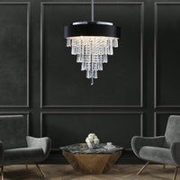 Luxury K9 Crystal Round Chandelier for Living Room Elegant Light Fixture Perfect for Bedroom and Dining Room Easy Installation