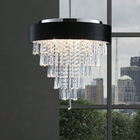 Luxury K9 Crystal Round Chandelier for Living Room Elegant Light Fixture Perfect for Bedroom and Dining Room Easy Installation