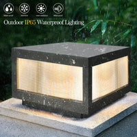 Dimmable Solar Wall Lamp with Automatic Dusk to Dawn Sensor IP65 Waterproof Outdoor LED Light for Garden Decor